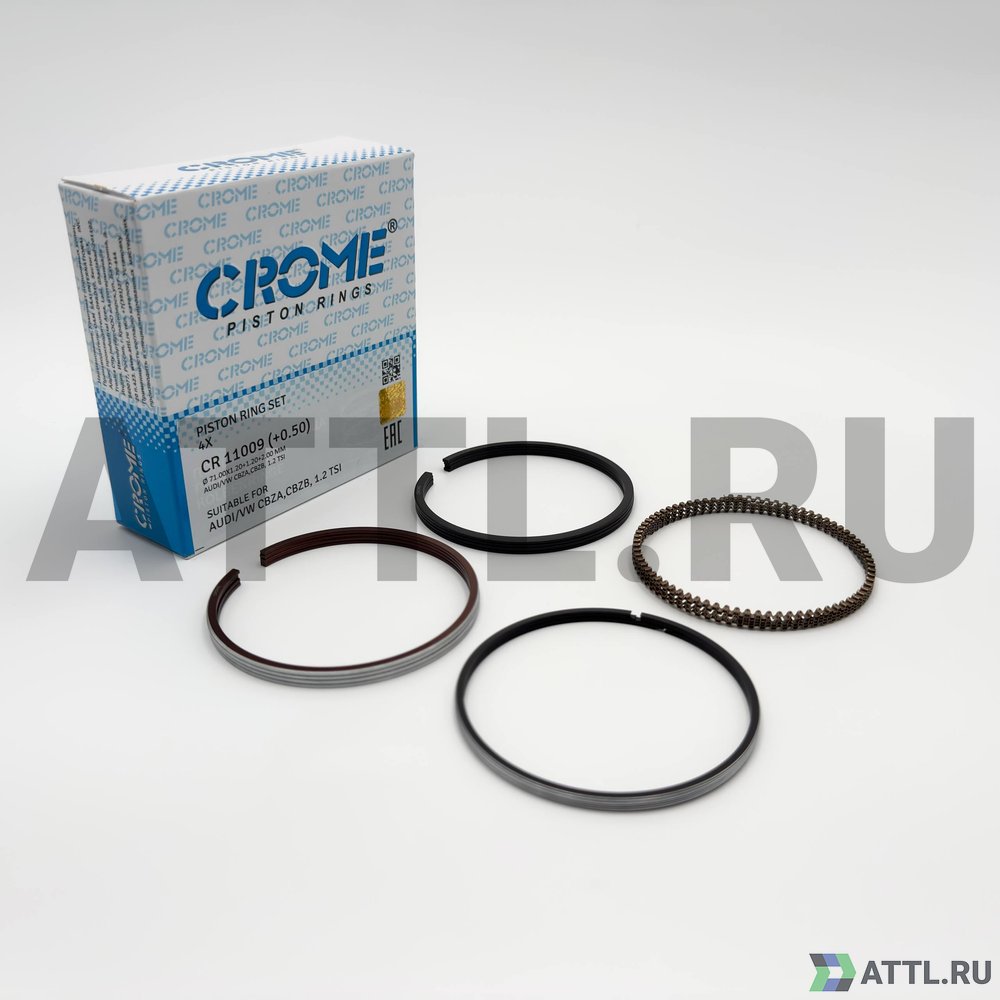 CROME CR 11009 050 Комплект поршневых колец на 4 цил. +050 CBZB