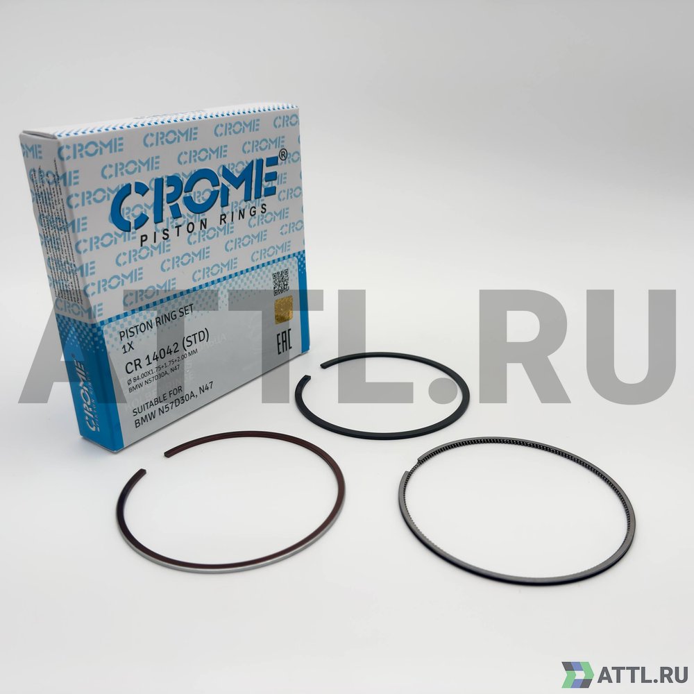 CROME CR 14042 STD Комплект поршневых колец на 1 цил. STD N57D30