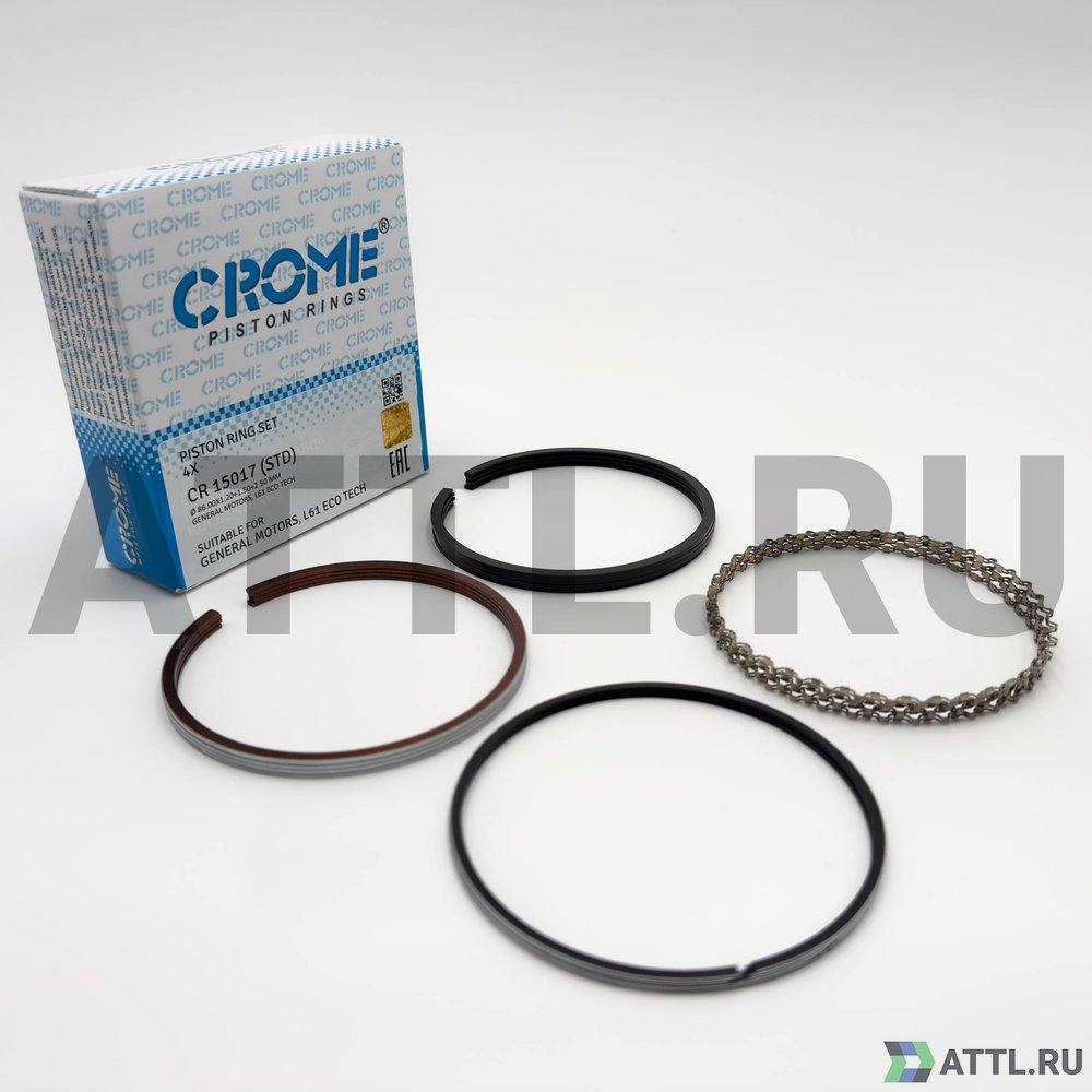 CROME CR 15017 STD Комплект поршневых колец на 4 цил. STD X20XER