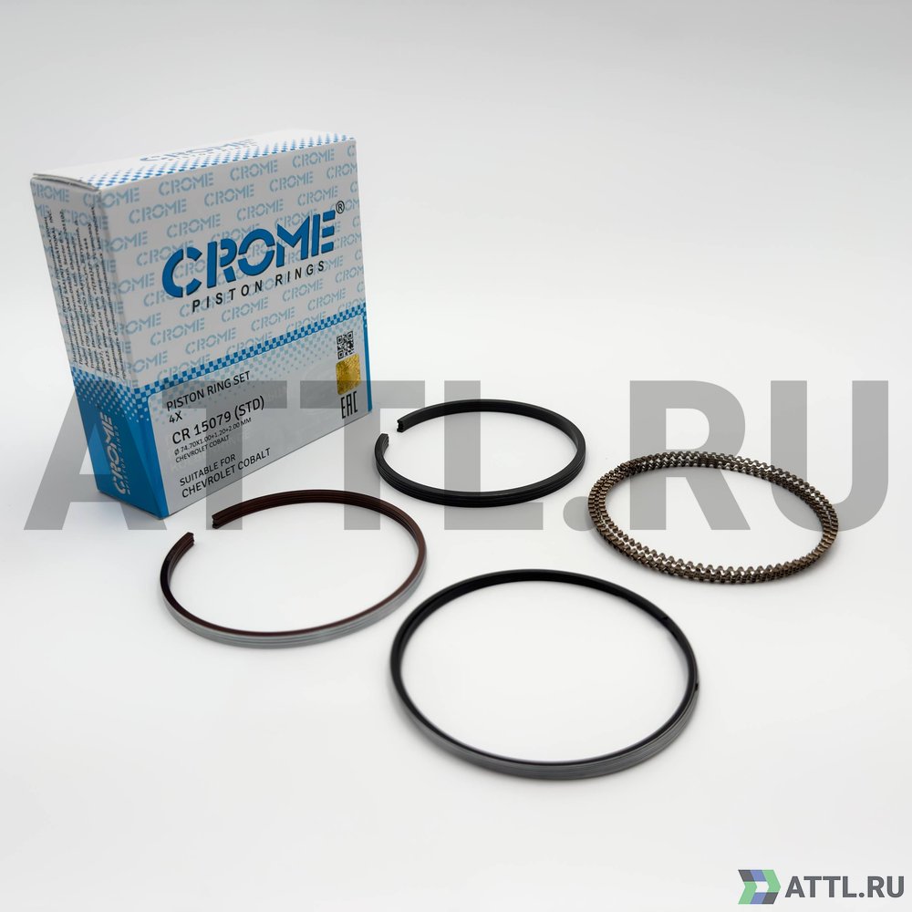 CROME CR 15079 STD Комплект поршневых колец на 4 цил. STD B15D2