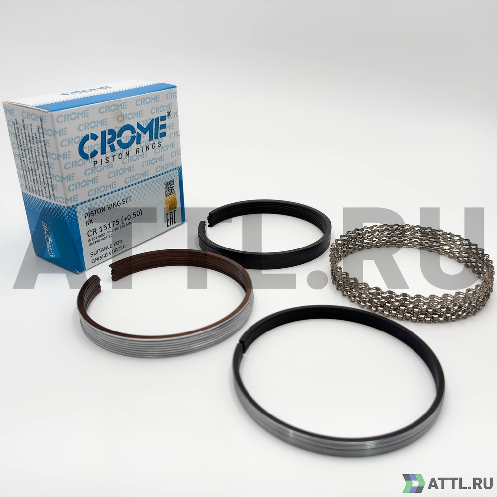 CROME CR 15175 050 Комплект поршневых колец на 8 цил. +050 5.7L,6.0L