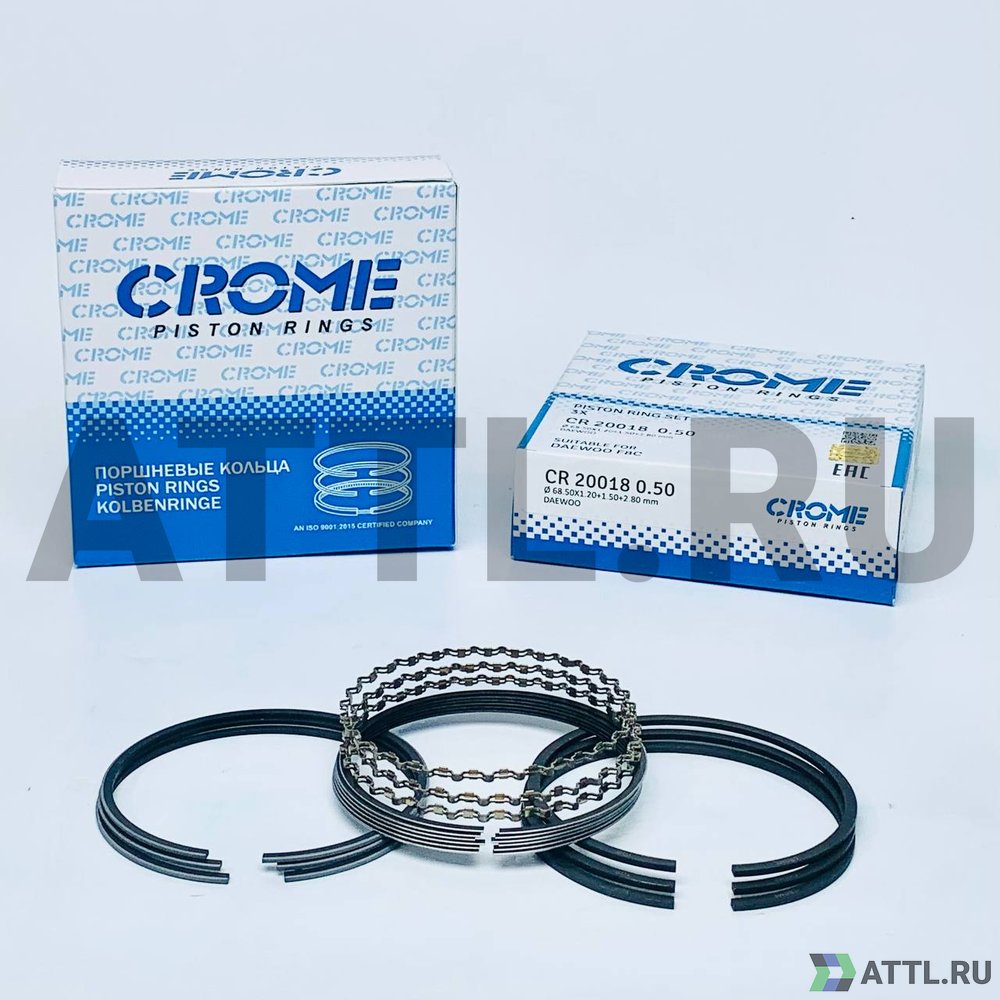 CROME CR20018 050 Комплект поршневых колец на 3 цил. +050 F8C