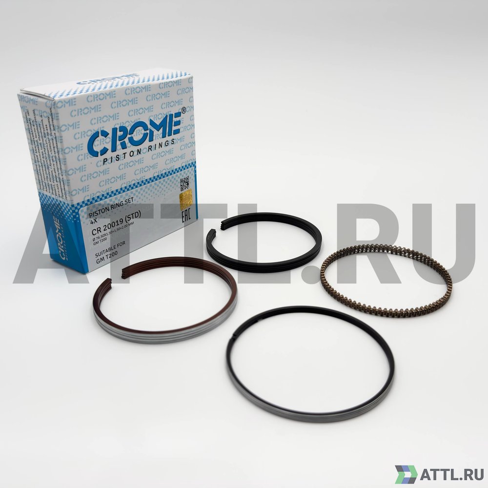 CROME CR 20019 STD Комплект поршневых колец на 4 цил. STD F15S3