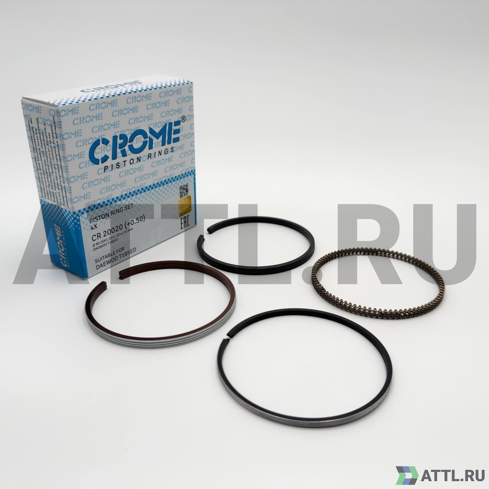 CROME CR 20020 050 Комплект поршневых колец на 4 цил. +050 T18SED