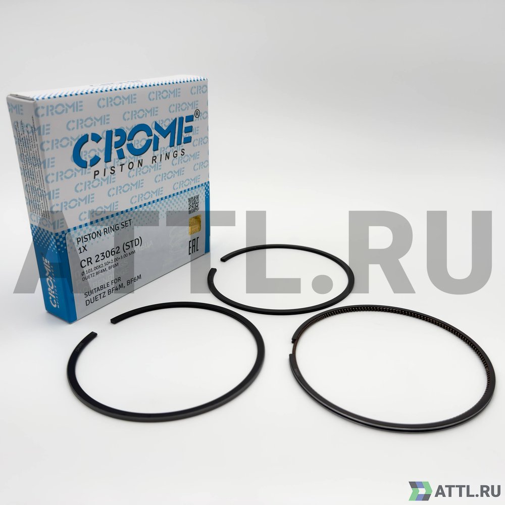 CROME CR 23062 STD Комплект поршневых колец на 1 цил. STD BF4, BF6