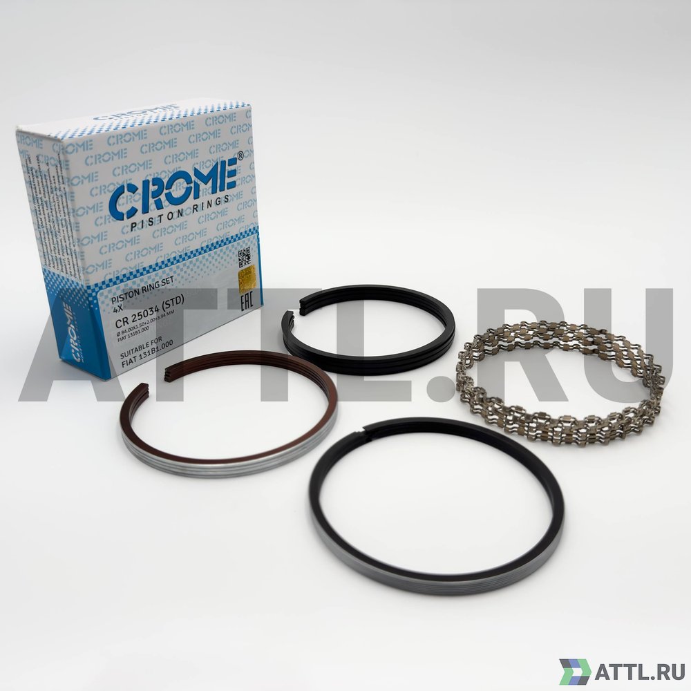 CROME CR 25034 STD Комплект поршневых колец на 4 цил. STD 124,131,132,154