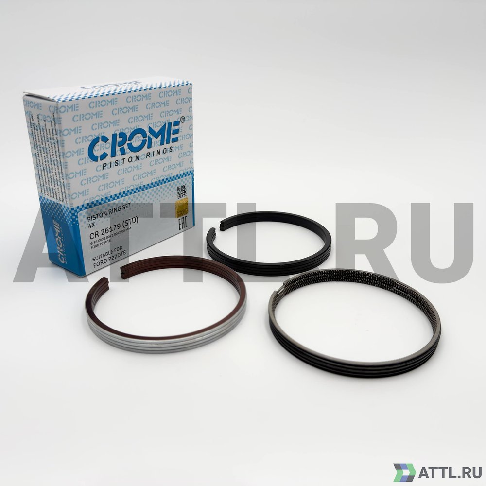 CROME CR 26179 STD Комплект поршневых колец на 4 цил. STD 2.2 DURATORQ