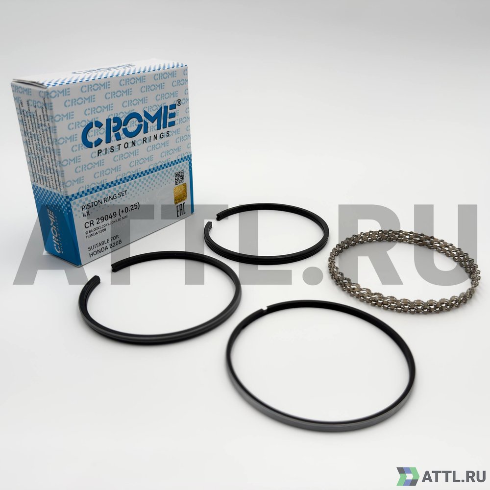 CROME CR 29049 025 Комплект поршневых колец на 4 цил. +025 B20B