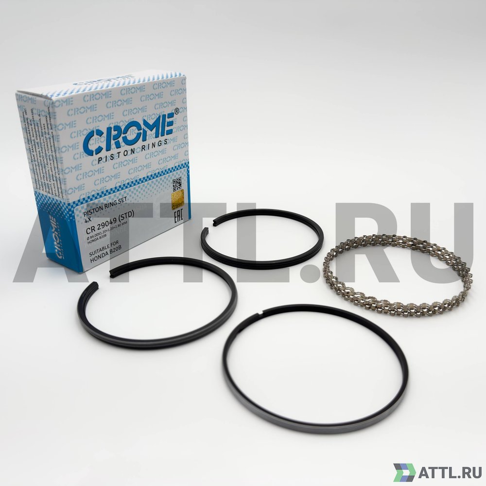 CROME CR 29049 STD Комплект поршневых колец на 4 цил. STD B20B