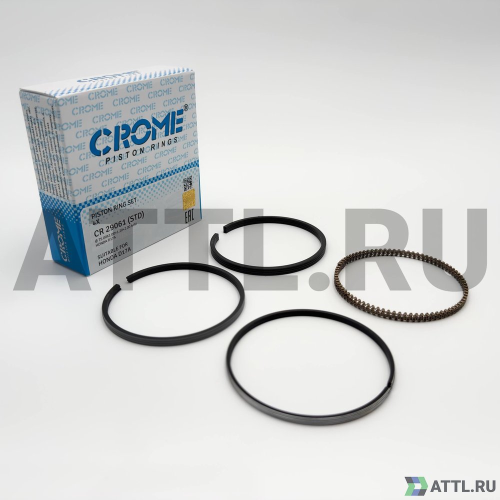 CROME CR 29061 STD Комплект поршневых колец на 4 цил. STD D17A