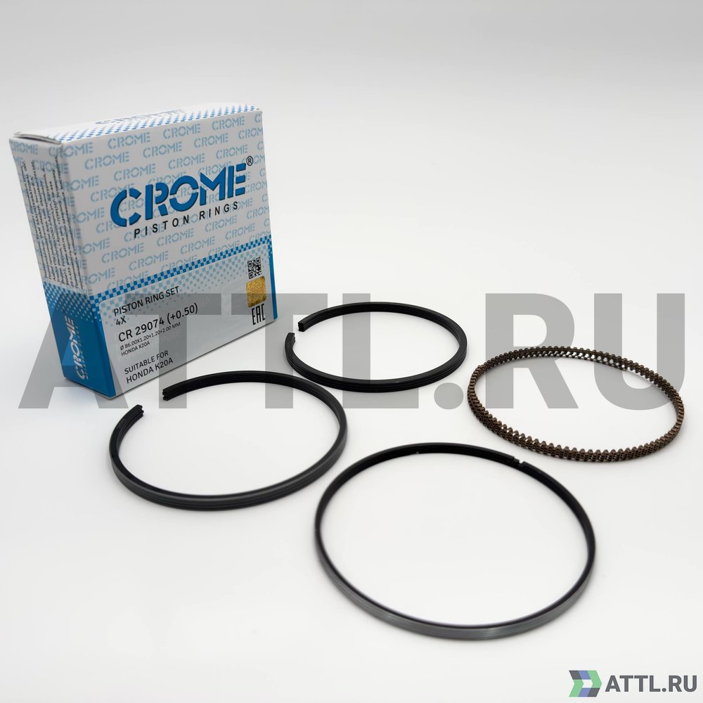 CROME CR 29074 050 Комплект поршневых колец на 4 цил. +050 K20A