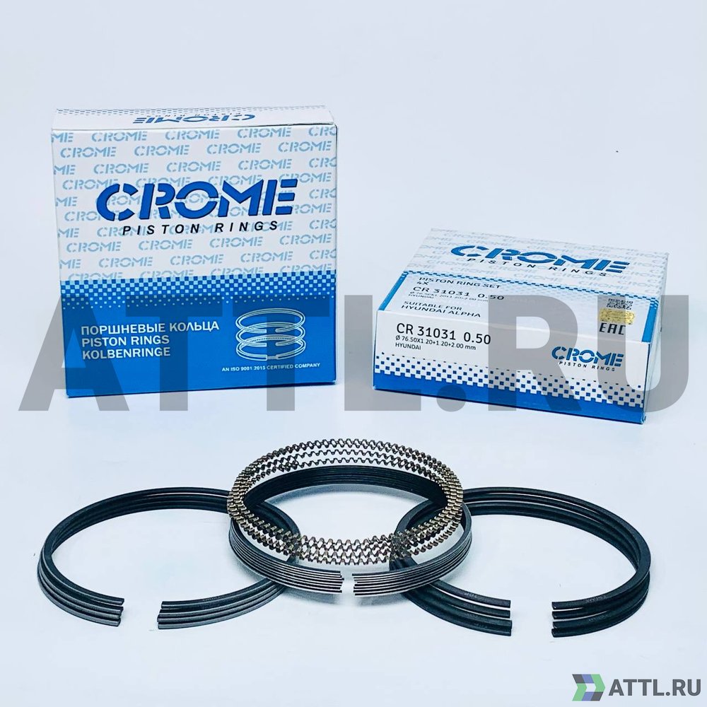 CROME CR31031 050 Комплект поршневых колец на 4 цил. +050 ALPHA
