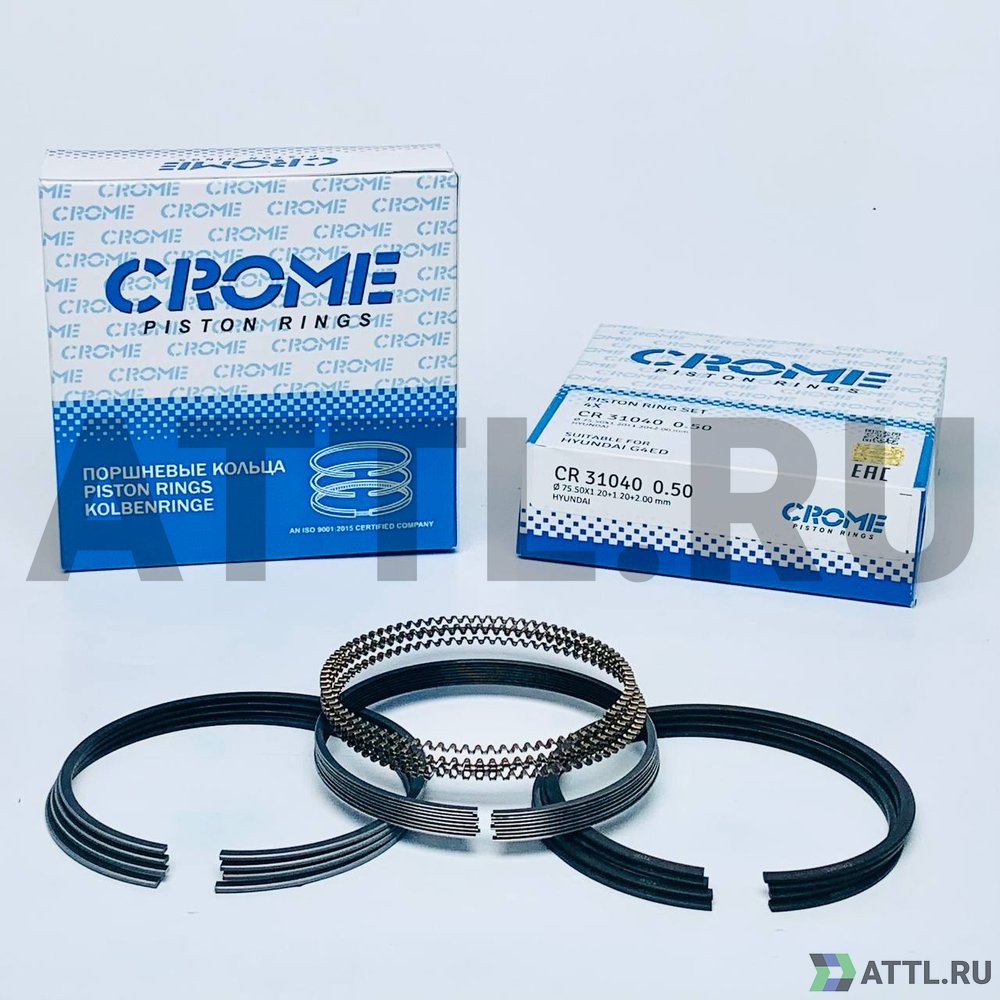 CROME CR31040 050 Комплект поршневых колец на 4 цил. +050 G4ED