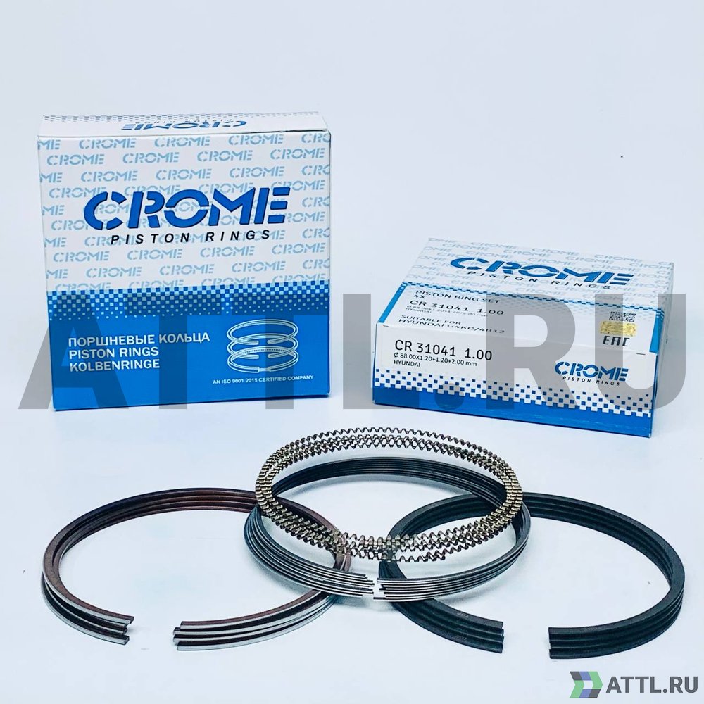 CROME CR31041 100 Комплект поршневых колец на 4 цил. +100 G4KC/4B12