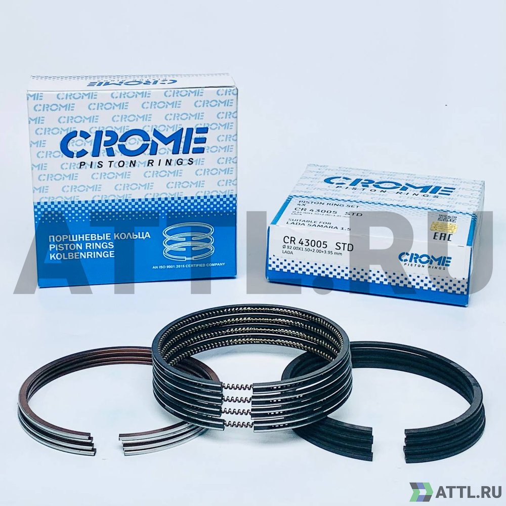 CROME CR43005 STD Комплект поршневых колец на 4 цил. STD Ø82.0