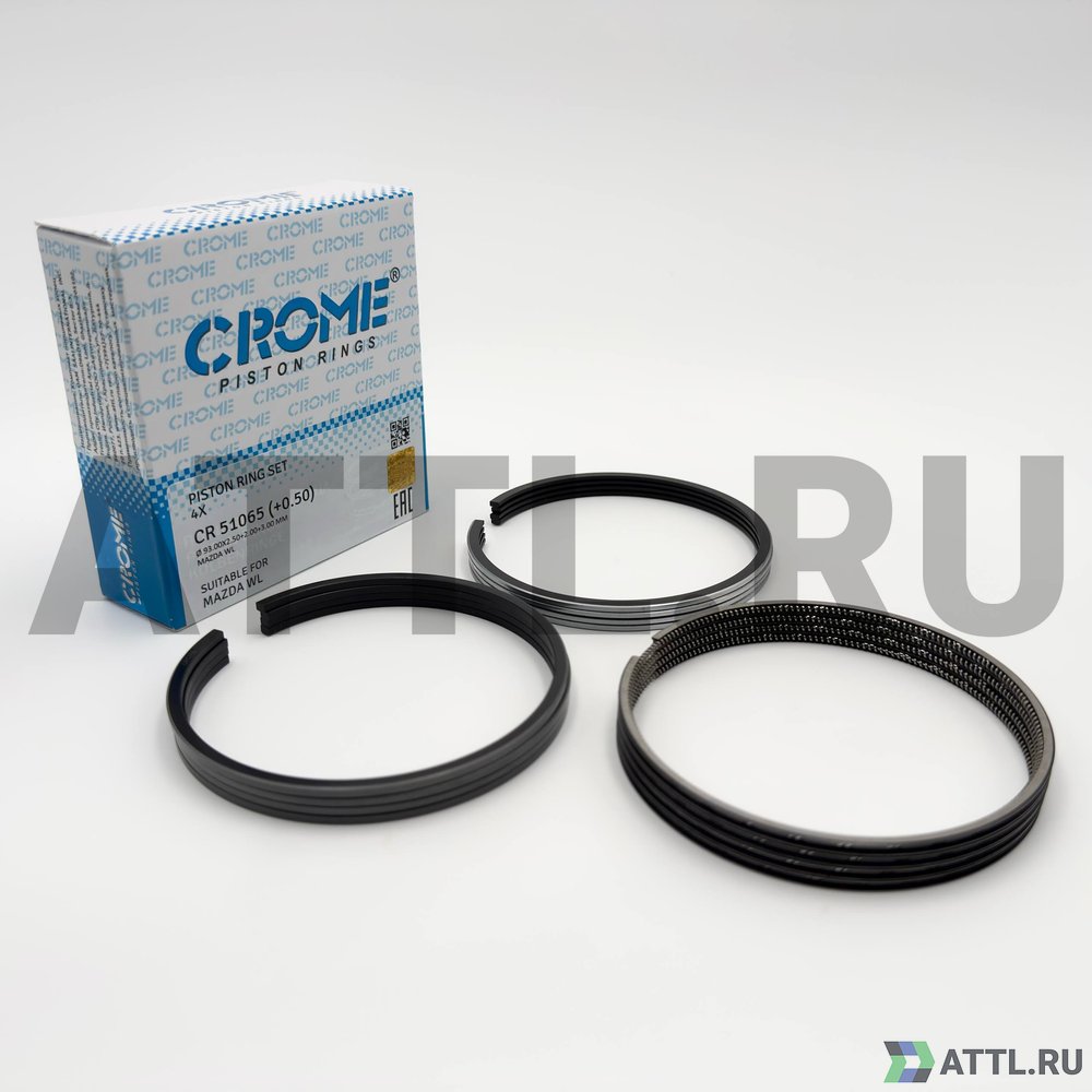 CROME CR 51065 050 Комплект поршневых колец на 4 цил. +050 WL, WL-T