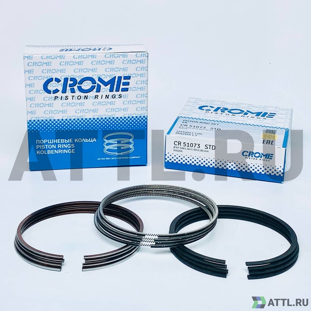 CROME CR51073 STD Комплект поршневых колец на 4 цил. STD L3