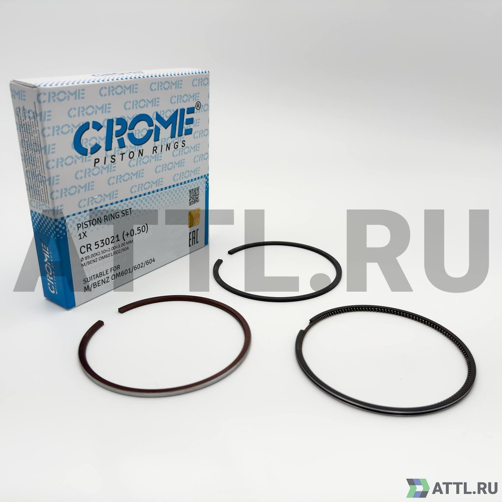 CROME CR 53021 050 Комплект поршневых колец на 1 цил. +050 OM602, OM661