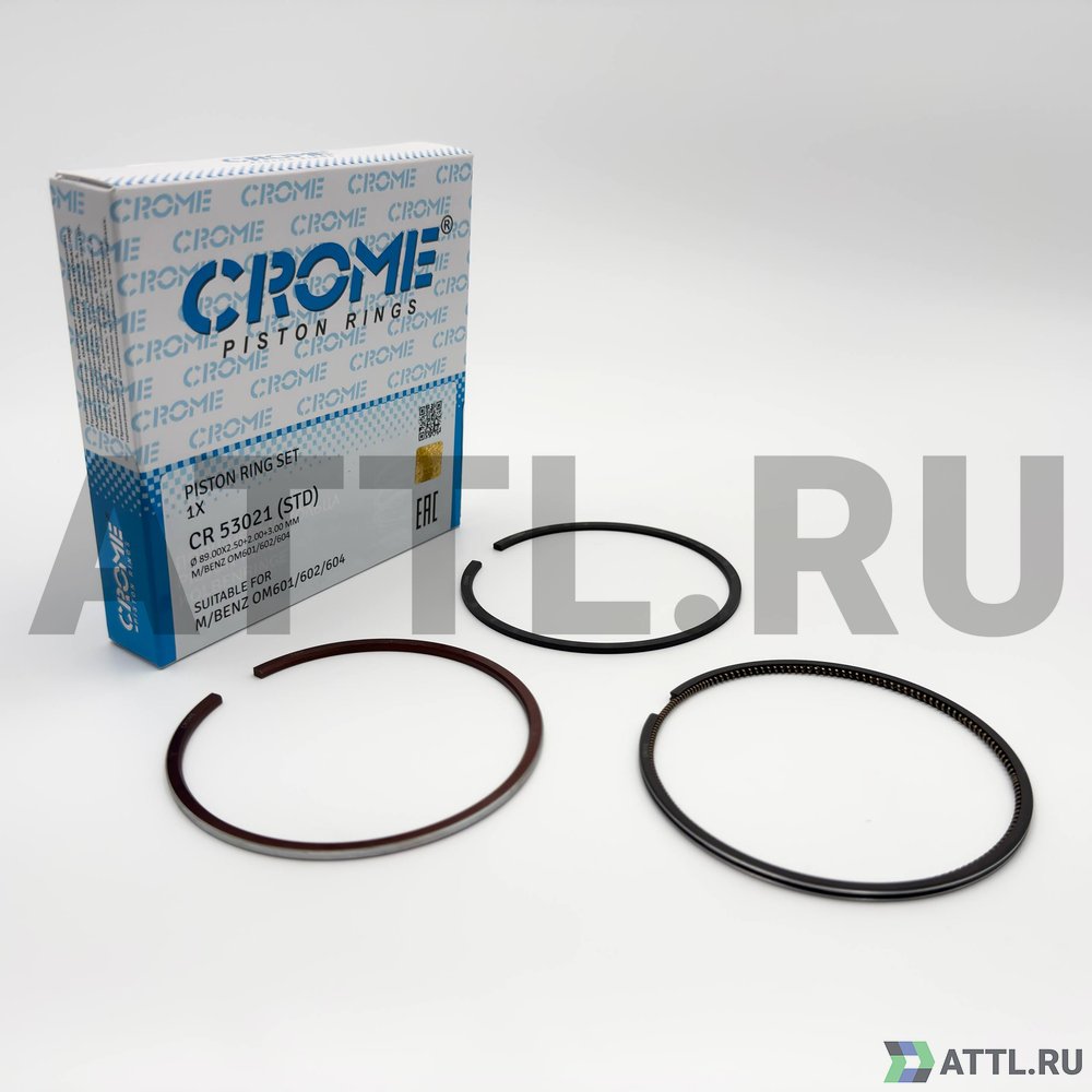 CROME CR 53021 STD Комплект поршневых колец на 1 цил. STD OM602, OM661