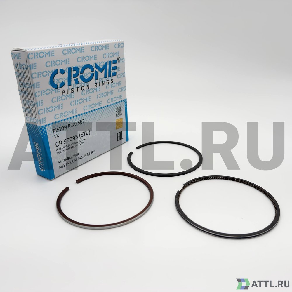CROME CR 53095 STD Комплект поршневых колец на 1 цил. STD OM611,612,646