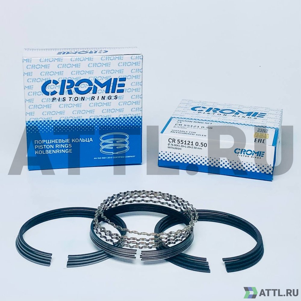 CROME CR55121 050 Комплект поршневых колец на 4 цил. +050 4G18