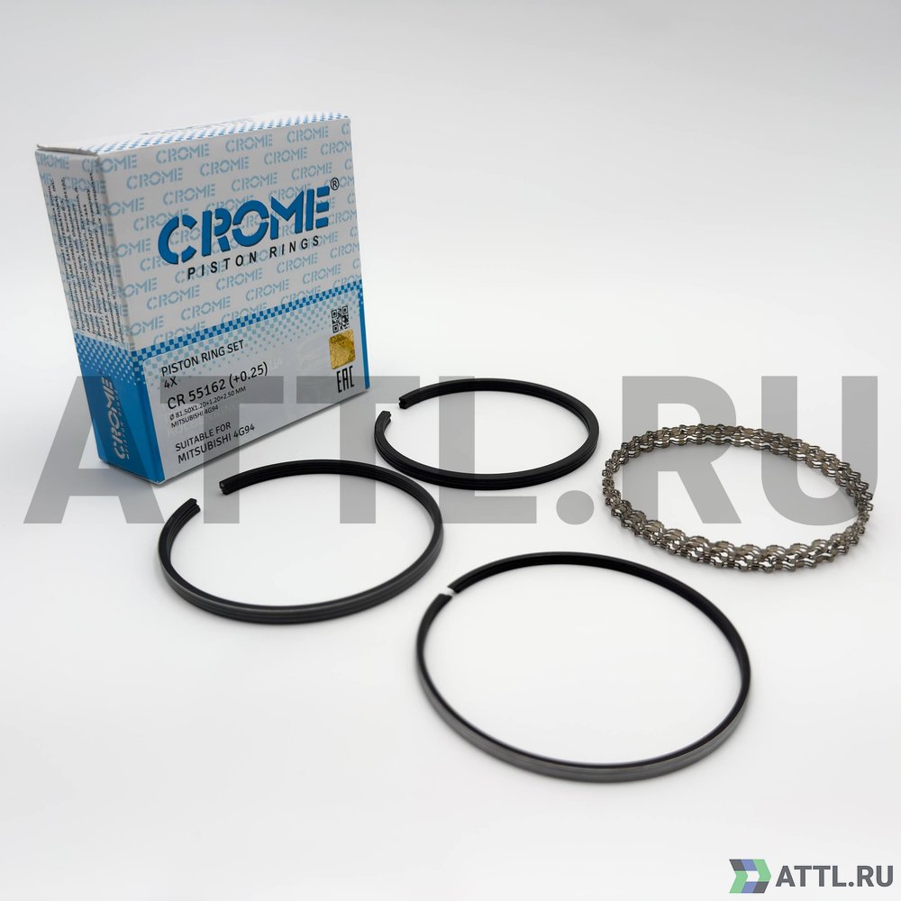 CROME CR 55162 025 Комплект поршневых колец на 4 цил. +025 4G94
