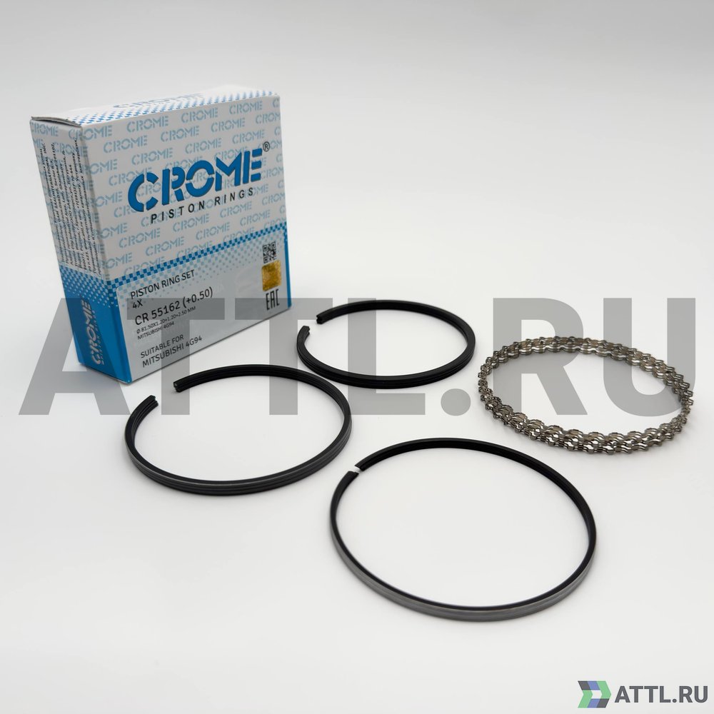 CROME CR 55162 050 Комплект поршневых колец на 4 цил. +050 4G94