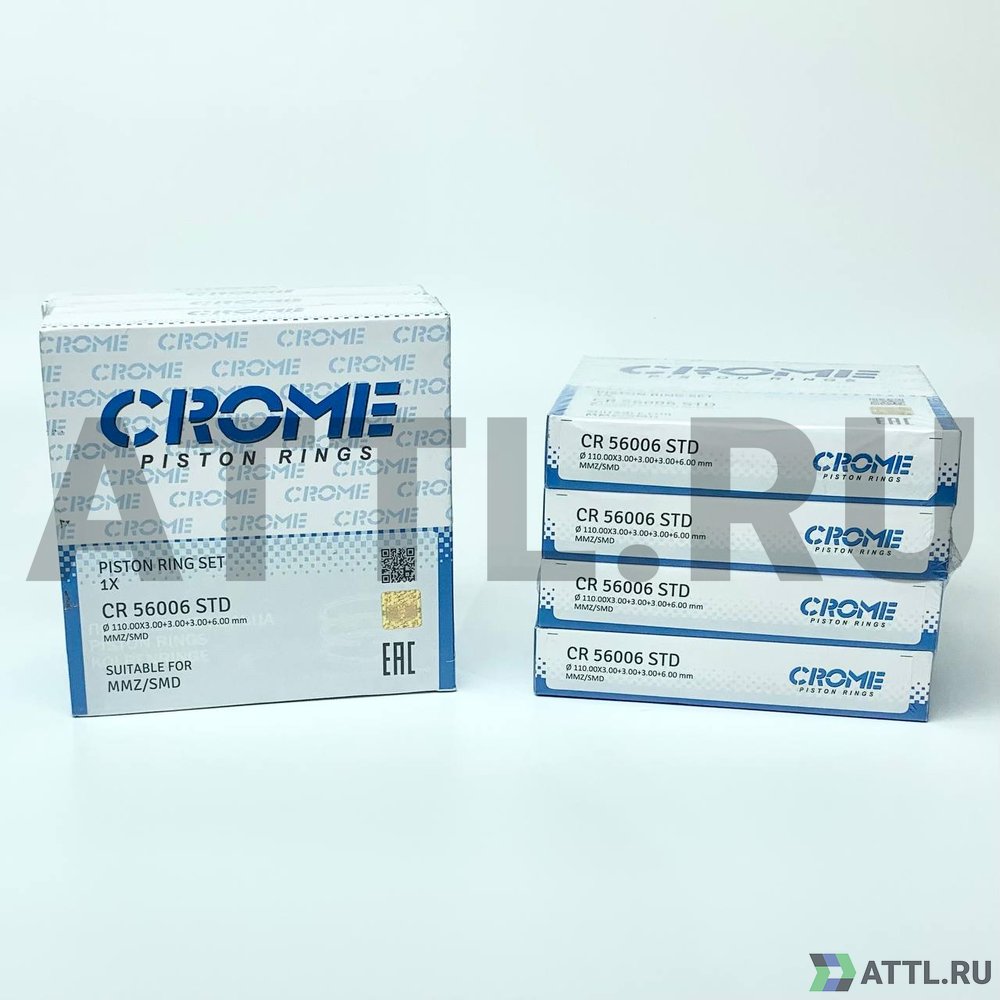 CROME CR 56006 STD Комплект поршневых колец на 4 цил. STD Д-245