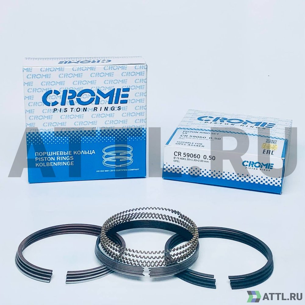 CROME CR59060 050 Комплект поршневых колец на 4 цил.+050 A14XER