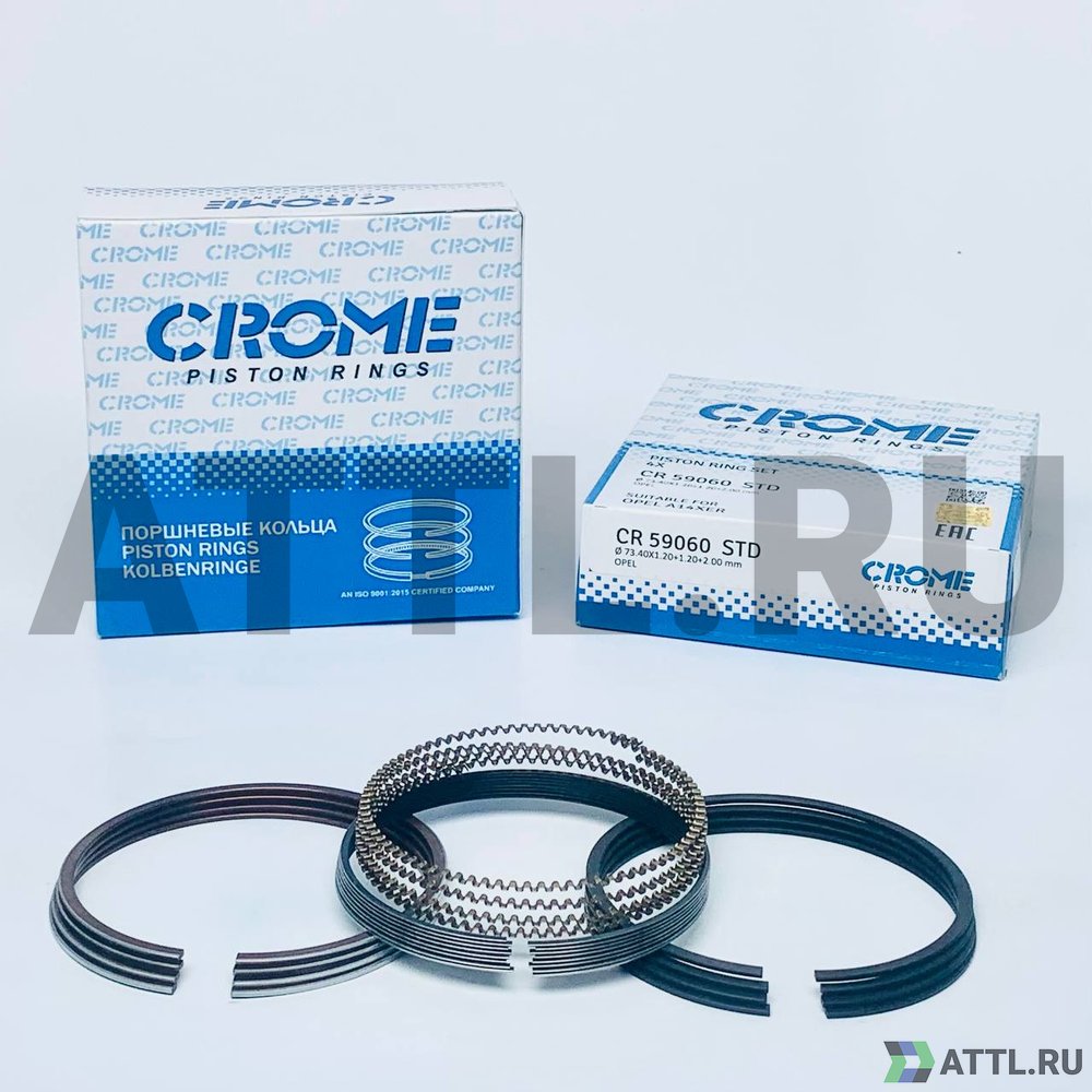 CROME CR59060 STD Комплект поршневых колец на 4 цил. STD A14XER