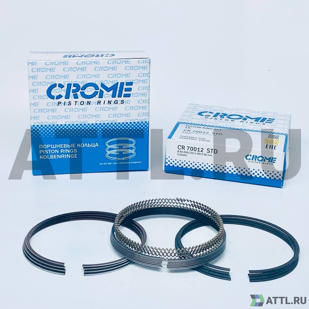 CROME CR70012 STD Комплект поршневых колец на 4 цил. STD FB20