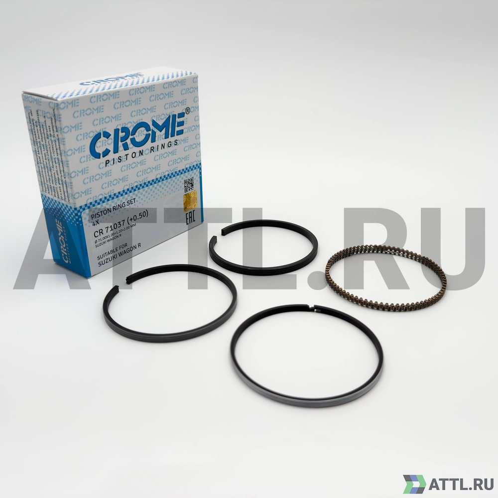 CROME CR 71037 050 Комплект поршневых колец на 4 цил. +050 K12