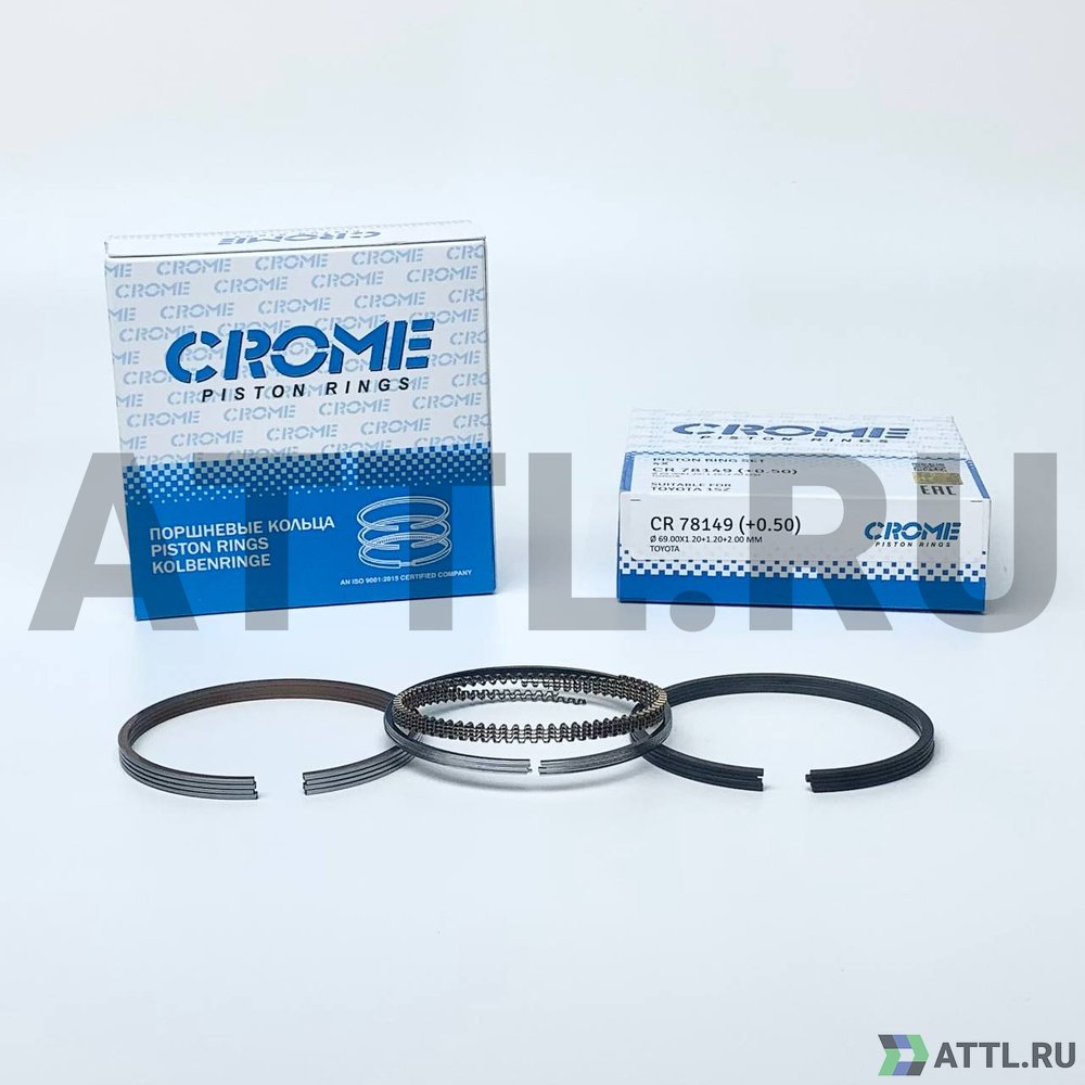 CROME CR 78149 050 Комплект поршневых колец на 4 цил. +050 1SZFE