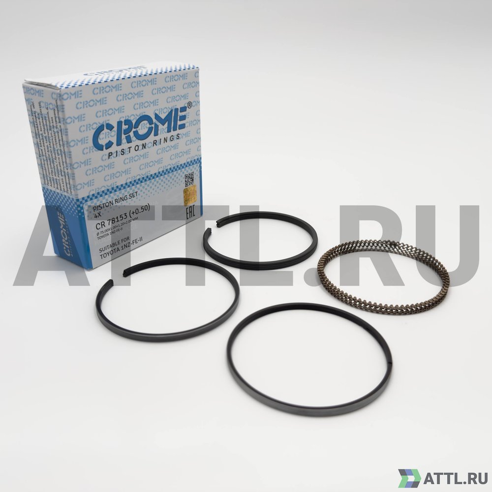 CROME CR 78153 050 Комплект поршневых колец на 4 цил. +050 1NZ-FE II