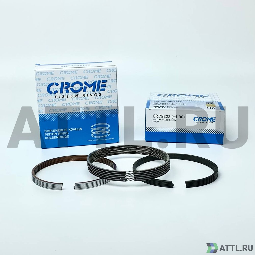 CROME CR78222 100 Комплект поршневых колец на 6 цил. +100 2GR