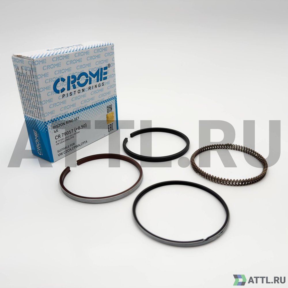 CROME CR 79017 050 Комплект поршневых колец на 4 цил. +050 CZCA/CXSA