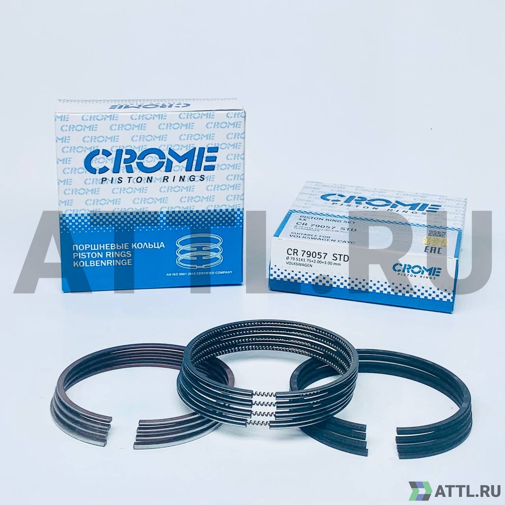 CROME CR79057 STD Комплект поршневых колец на 4 цил. STD CAYC