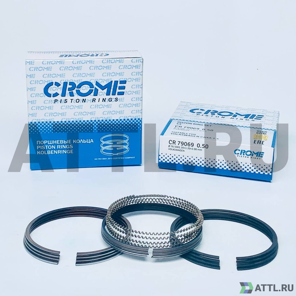 CROME CR79069 050 Комплект поршневых колец на 4 цил. +050 CAXA 1.4