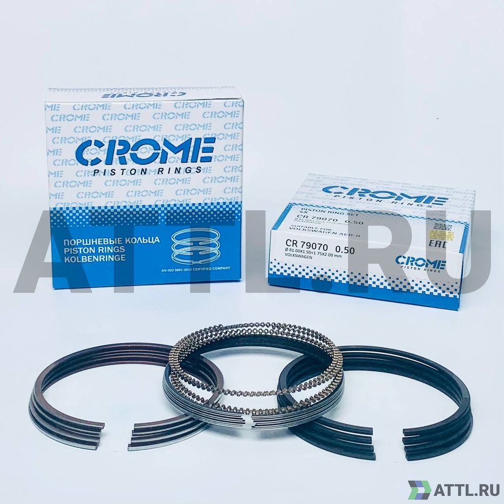 CROME CR79070 050 Комплект поршневых колец на 4 цил. +050 AEB-II