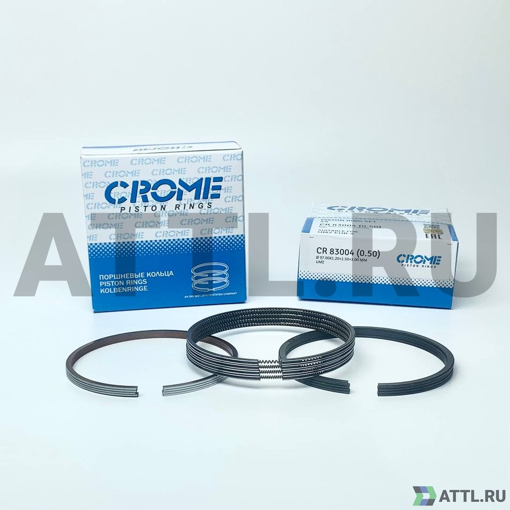 CROME CR 83004 050 Комплект поршневых колец на 4 цил. +050 EUR-4