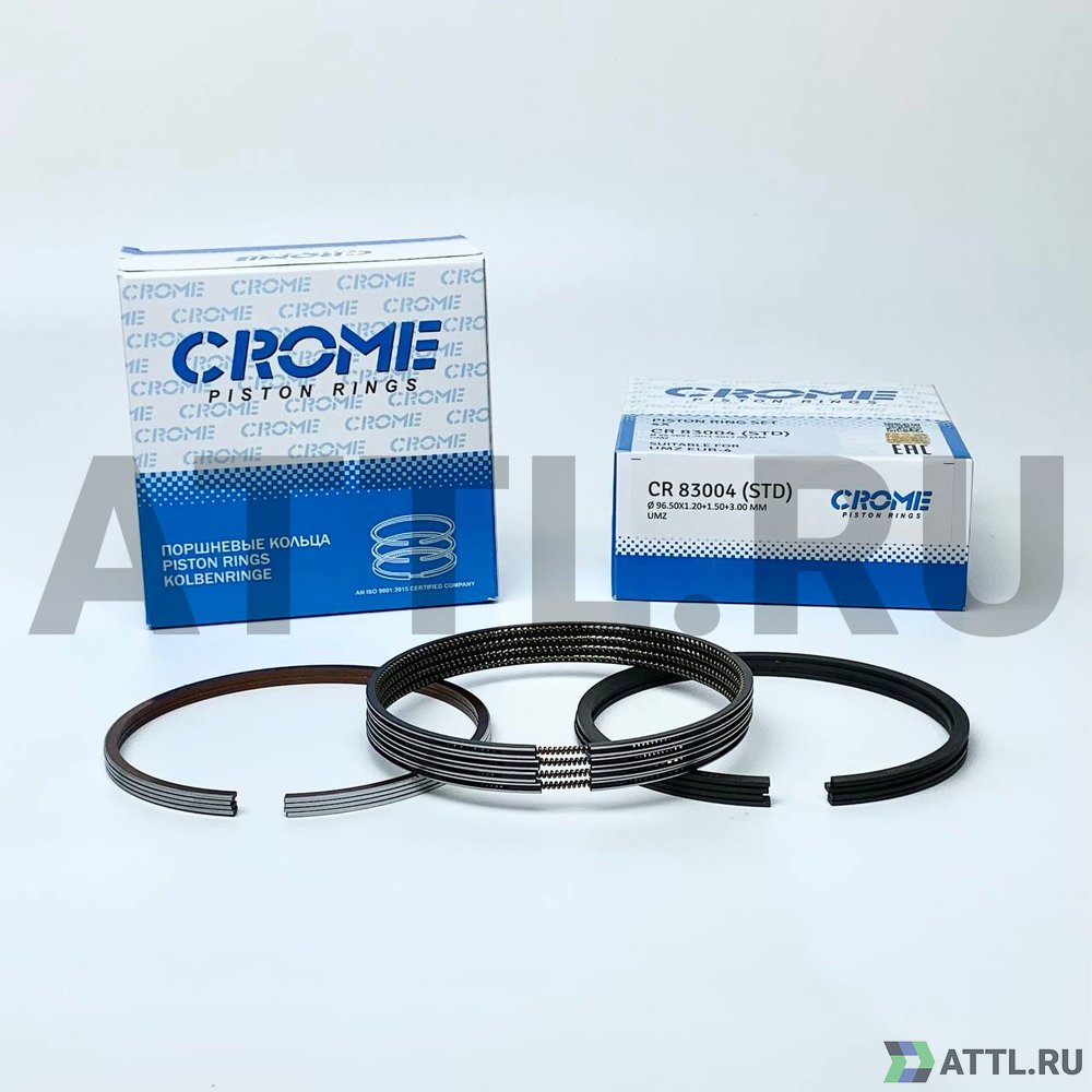 CROME CR 83004 STD Комплект поршневых колец на 4 цил. STD EUR-4