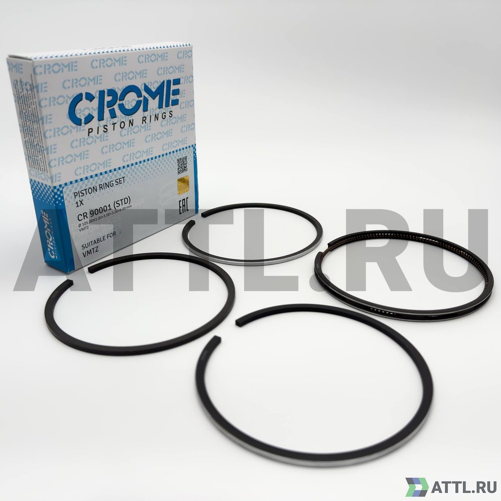 CROME CR 90001 STD Комплект поршневых колец на 1 цил. STD VMTZ (4 кольца)