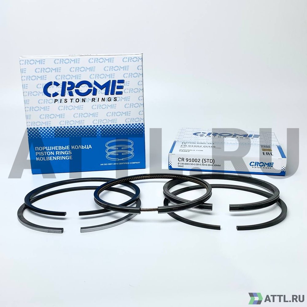 CROME CR 91002 STD Комплект поршневых колец на 1 цил. STD YAMZ (5 колец)