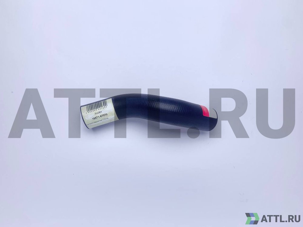 FUDEX 16571-67070 Патрубок радиатора TY0149