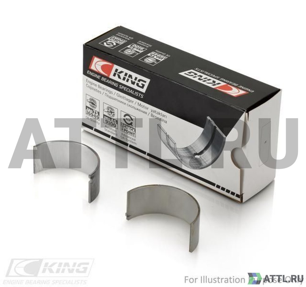 KING CR1018XA Вкладыши шатунные STD