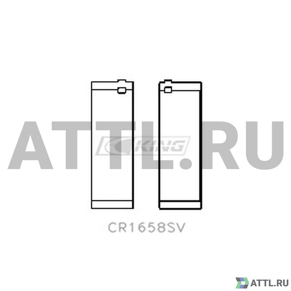 KING CR1658SV Вкладыши шатунные STD