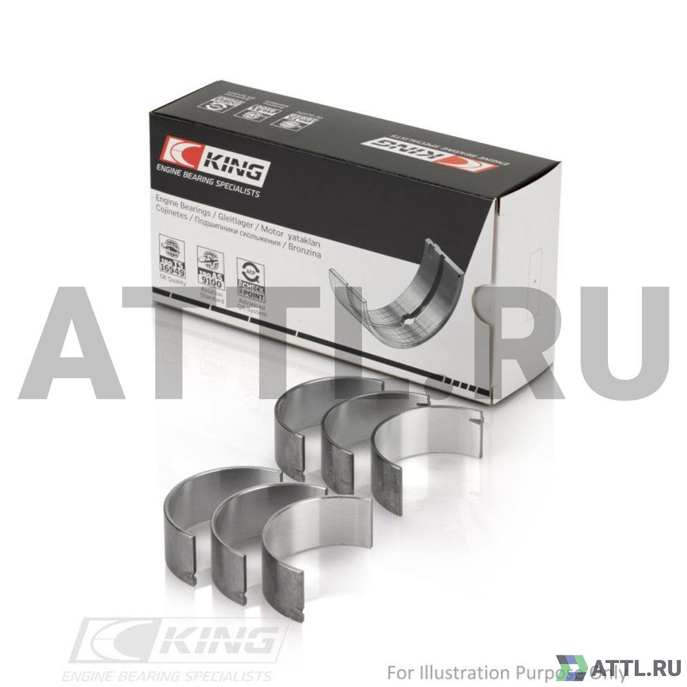KING CR324AM Вкладыши шатунные STD