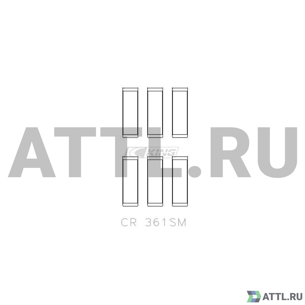 KING CR361SM Вкладыши шатунные STD