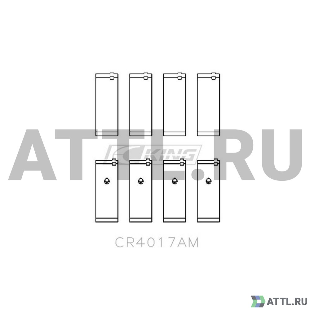 KING CR4017AM Вкладыши шатунные STD