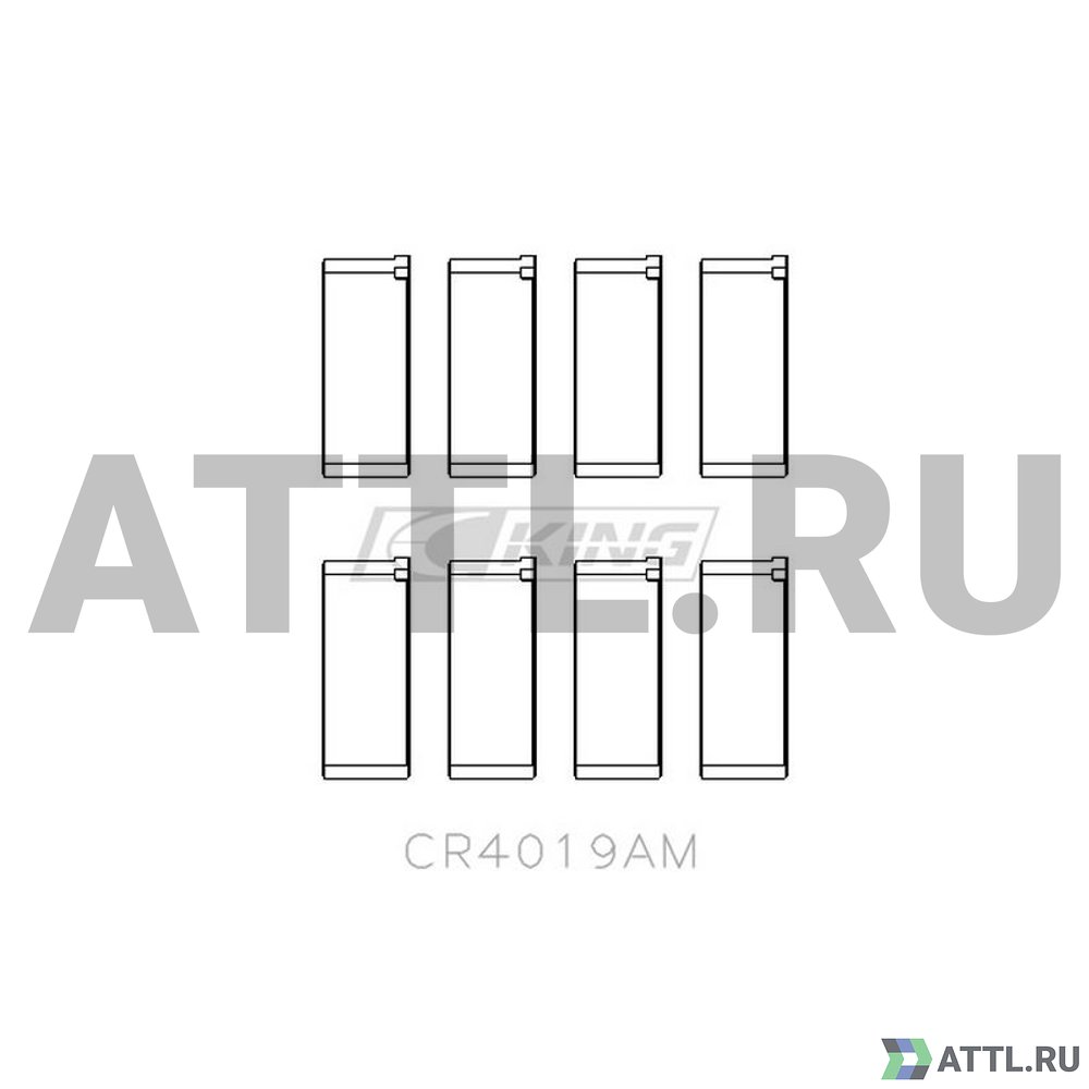 KING CR4019AM Вкладыши шатунные STD